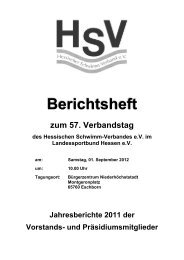 Berichtsheft 2011 - Gudensberger Schwimm-Gemeinschaft e.V.