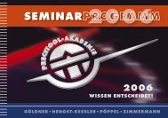 SEMINAR - G. Walter Güldner GmbH