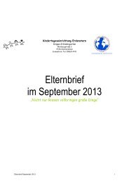 Elternbrief im September 2013