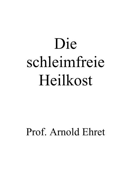 Ergebnisse der Milchdiät