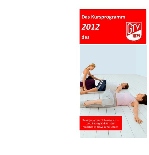 Kursprogramm 2012 - Gütersloher Turnverein von 1879 eV