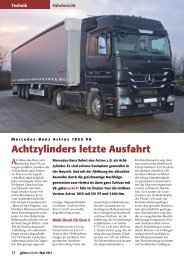 Mercedes-Benz Actros 1855 V8 - Güterverkehr - online