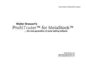 PROFITTRADER? for METASTOCK