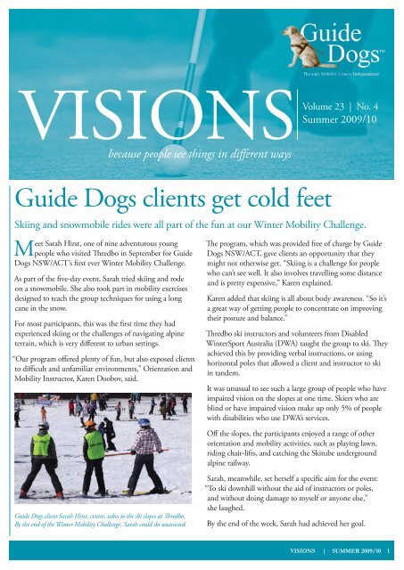 Download Visions November 2009 in PDF - Guide Dogs NSW/ACT