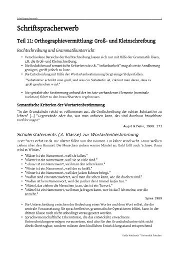 Schriftspracherwerb - Guido Nottbusch