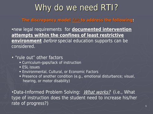 Response to Intervention (RTI) - Guilderland Central School District