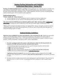 Download a printable copy of the Student Parking Guidelines