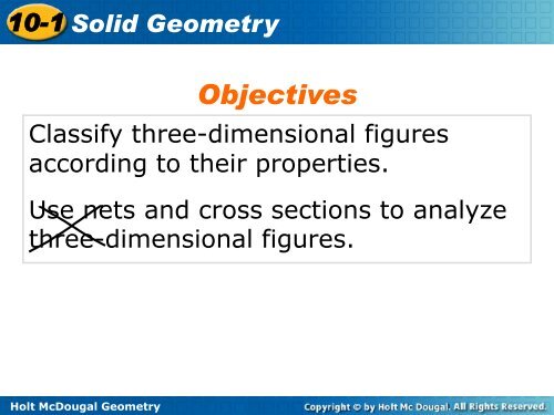 10-1 Solid Geometry 10-1 Solid Geometry