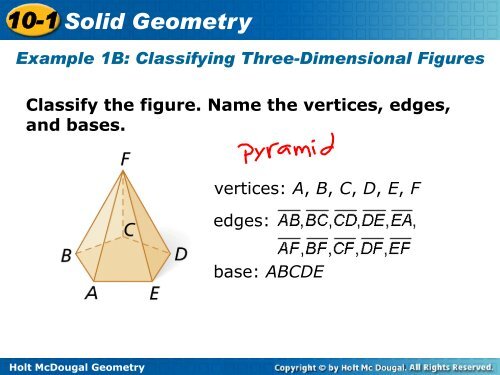 10-1 Solid Geometry 10-1 Solid Geometry