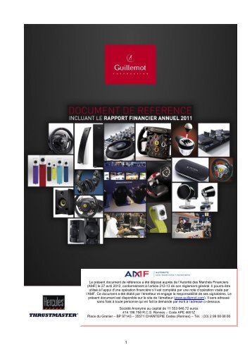 Télécharger le document ici. - Guillemot corporation