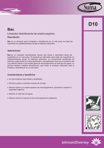 Limpiador desinfectante de amplio espectro - Guillermo Alcorta