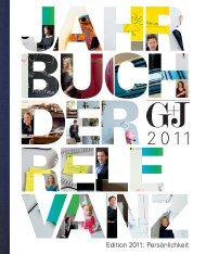 Edition 2011: Persönlichkeit - Gruner + Jahr