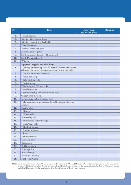 Guidelines For Accreditation Of PRIVATE HEALTH ... - NRHM Tripura