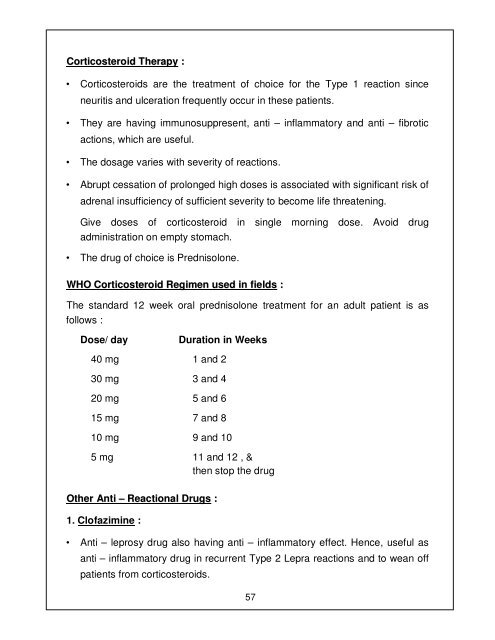 Leprosy Training Module for Medical Officers