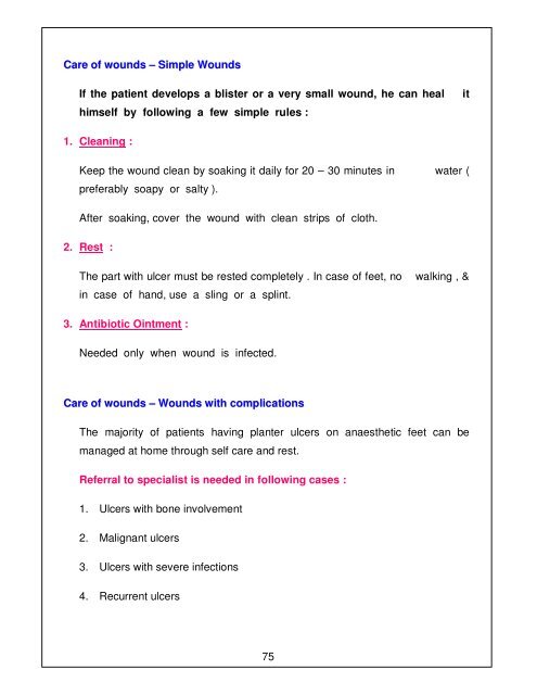 Leprosy Training Module for Medical Officers