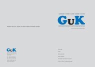 Layout Doppelseiten - GuK Technische Gummi und Kunststoffe GmbH