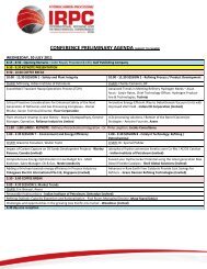 conference preliminary agenda (subject to change) - Gulf Publishing ...