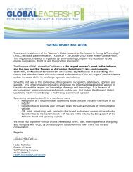 SPONSORSHIP INVITATION - Gulf Publishing Company