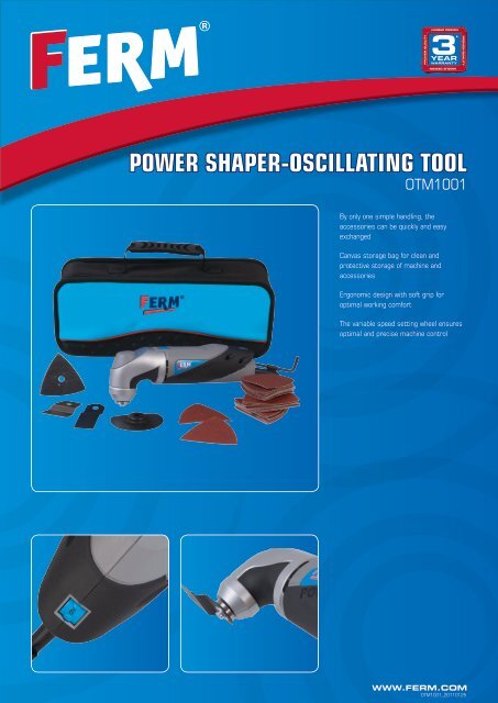 POWER SHAPER-OSCILLATING TOOL - Tracon