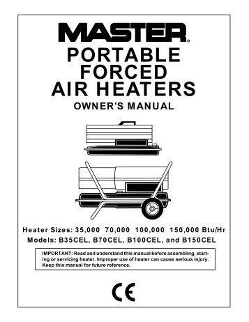 PORTABLE FORCED AIR HEATERS - Tools.by