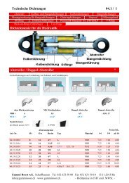 Technische Dichtungen 04.1 / 1 Dichtelemente ... - Gummi Roost AG