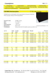 Gummiplatten 01.1 / 1 CR/SBR Elastomerplatte T ... - Gummi Roost AG