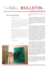 ...BULLETIN - Quartierkoordination Gundeldingen