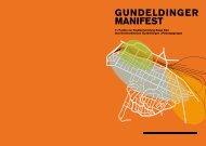 GUNDELDINGER MANIFEST - Quartierkoordination Gundeldingen