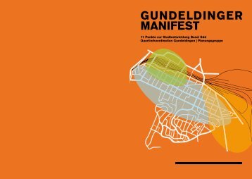 GUNDELDINGER MANIFEST - Quartierkoordination Gundeldingen