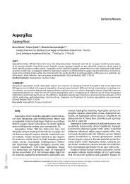 Aspergilloz - Güncel Pediatri Dergisi