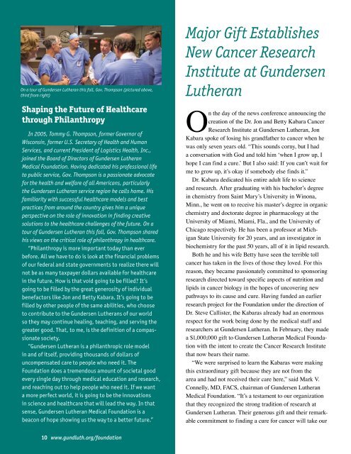 Caring Relationships - Gundersen Health System