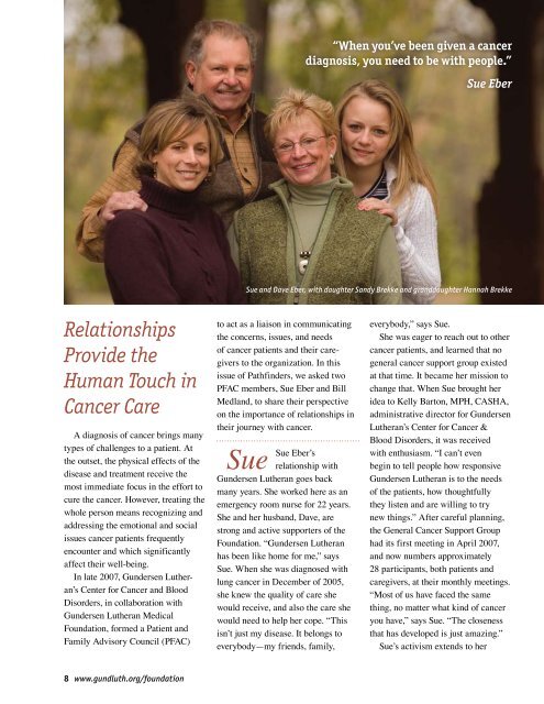 Caring Relationships - Gundersen Health System