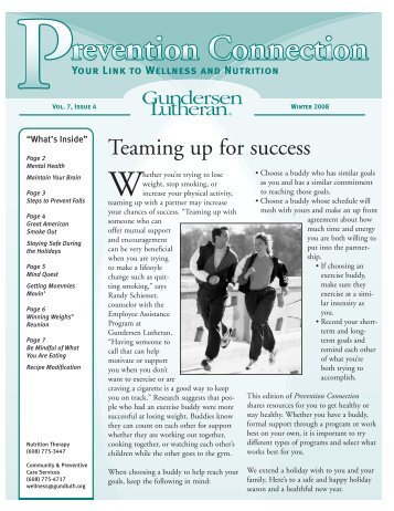 Teaming up for success - Gundersen Health System