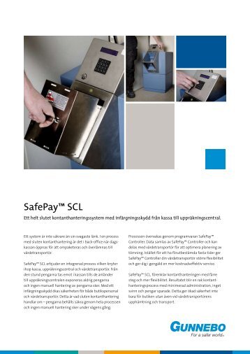 SafePay™ SCL - Gunnebo