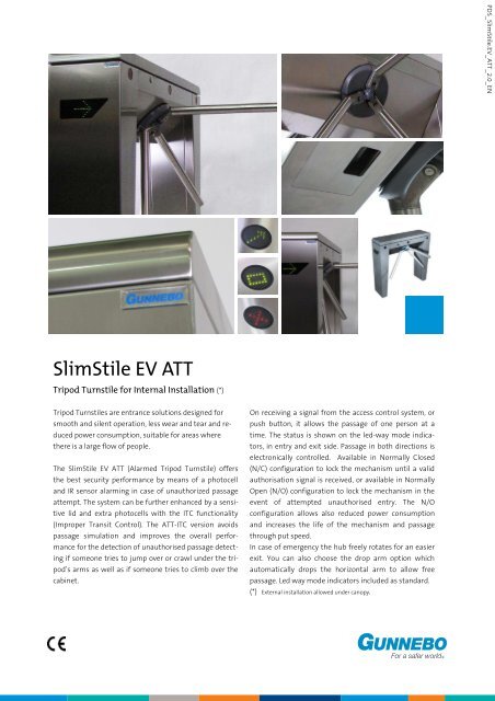 SlimStile EV ATT - Gunnebo