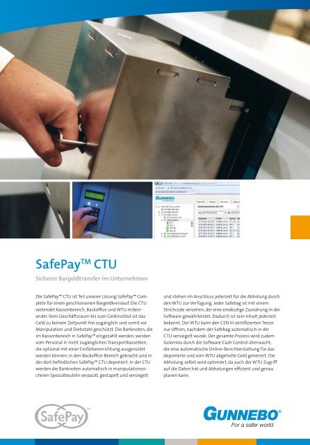 SafePay CTU - Gunnebo