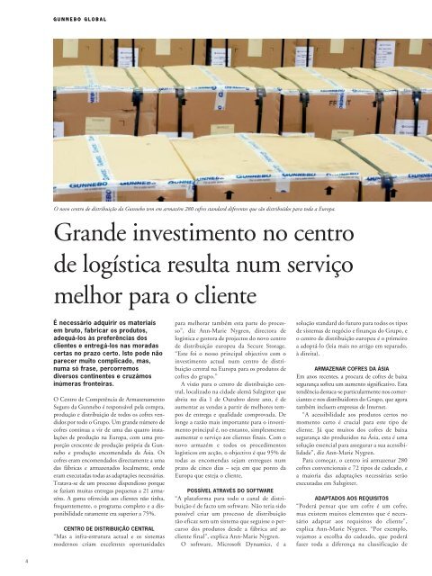 Informativo Grupo Gunnebo - RFID Brasil