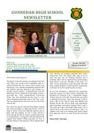 GHS Newsletter 14 Jun 2013 - Gunnedah High School