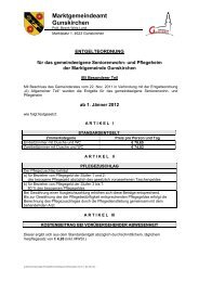 und Pflegeheim - Entgelteordnung (198 KB) - .PDF - Gunskirchen