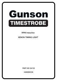 RPM Inductive XENON TIMING LIGHT - Gunson