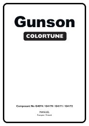Bougie COLORTUNE - Gunson