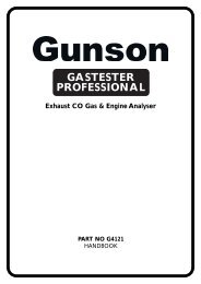 EOBDII Fault Code Reader - Gunson