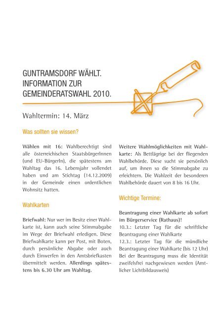 Info zur GR-Wahl als PDF - Guntramsdorf