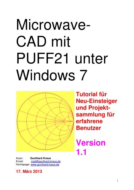 Windows7_PUFF21-Tuto.. - von Gunthard Kraus