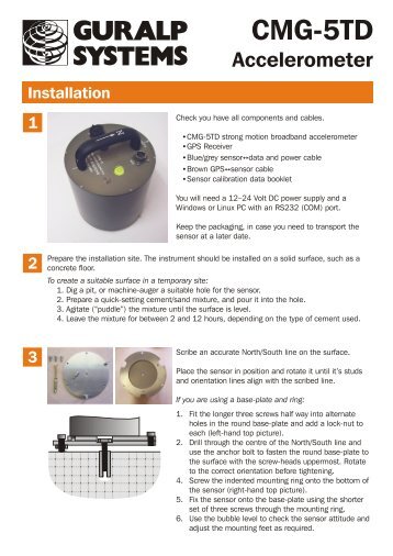 CMG-5TD - Güralp Systems Limited