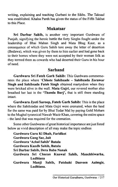 Sikhism - Culture - Gurmat Veechar