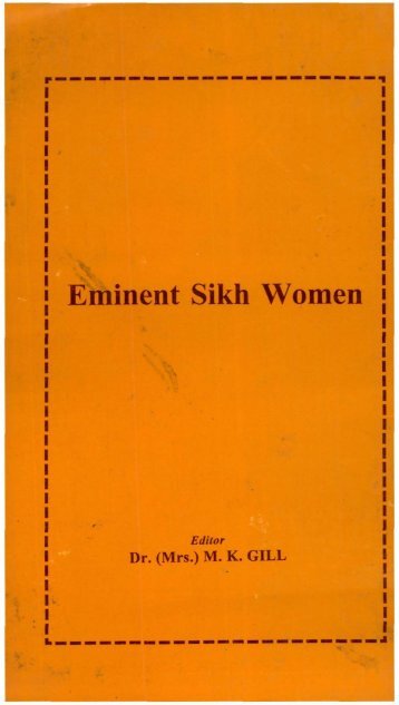 Eminent Sikh Women (pdf book) - Gurmat Veechar