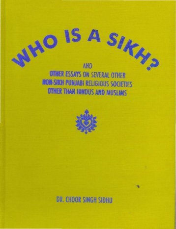 Who.is.a.Sikh.by.Cho.. - Gurmat Veechar