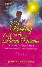 Basking in the Divine Presence A Study of Jaap ... - Gurmat Veechar