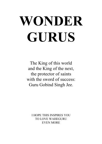 In Praise of the Gurus - Sikh Missionary Society